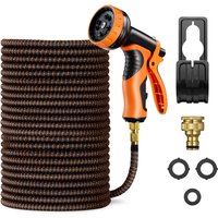 Expandable Garden Water Hose - Black / 100ft