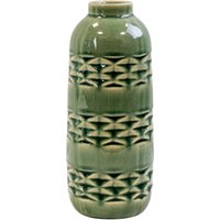 Four Candle Green Ceramic Vase 25.5cm