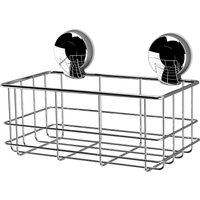 Suctionloc Chrome Bottle Basket - Chrome