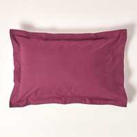 200 Thread Count Egyptian Cotton Oxford Pillowcase - Plum