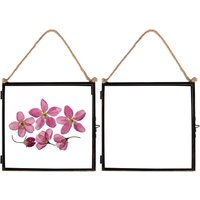 Hanging Metal Photo Frames - Black / 8 x 8 / 2
