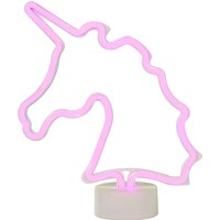 Glow Unicorn Neon Table Lamp - Pink