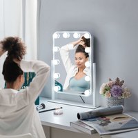 Hollywood Style Vanity Mirror - White