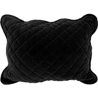 Premium Rich Cotton Velvet Luxury Cushion - Black