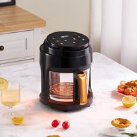 2.2L Air fryer with Visible Basket - Black