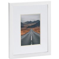 Photo Frame with 4x6" Mount - 8x10" - White - White
