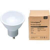 10 Pack GU10 White Spotlight LED 5W 3000K Light Bulb - White