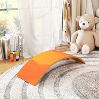 AIYAPLAY Wooden Balance Board with Felt - Orange