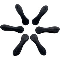 Pack of 20 Premium Soft Grip Laundry Pegs - Black