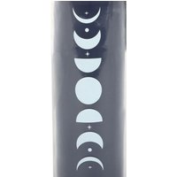 Blue Moon Phase Fig Vanilla Scented Glass Candle Burn Time - Blue