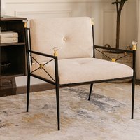 Monroe Lounge Chair - Cream