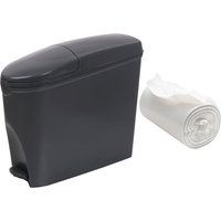Sanitary Bin 20L and Bin Liners Female Ladies and Baby Hygiene - Grey / 1kg