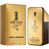 Paco Rabanne 1 Million For Him 50ml EDT Spray Mens Fragrance - Gold