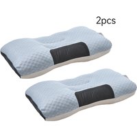 Cooling Pillow Insert for Back Stomach and Side Sleepers - Blue