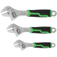 Rikä 3pc Adjustable Wrench Set with Soft Grip Handles - Neutral