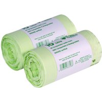 Green Giraffe 10 Litre Food Bin/Caddy Liners - Green / 2