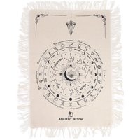 KDMD Ancient Witch All Seeing Eye Pendulum Divination Cloth in Cream