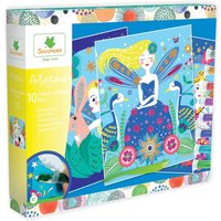 SYCOMORE, SYCOMORE Artissimo Children's Glitter Boards Fairy's - White SYCOMORE, SYCOMORE Artissimo Children's Glitter Boards Fairy's - White