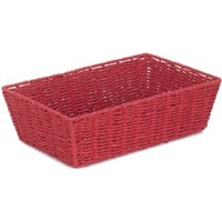 Red Paper Rope Tray - Red / 12cm