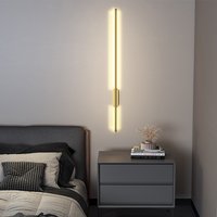 100CM Gold LED Strip Wall Light - Warm Light
