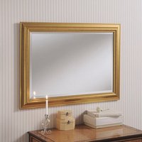 Classic Gold Framed Wall Mirror - Gold / 76cm