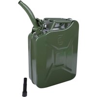 Steel Jerry Can with Spout - 20L - Green