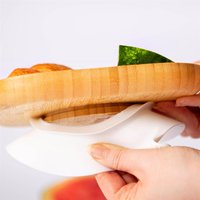 Children's Bamboo Suction Plate - White / 0.374kg