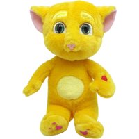 Talking Tom and Friends Kid's Talking Ginger Interactive Plush Toys - Orange / 10in
