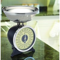 KitchenCraft Mechanical Kitchen Scales 2kg - Black