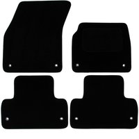 Range Rover Evoque 2011-2018 Tailored Carpet Car Mats Black 4pcs Set - Black
