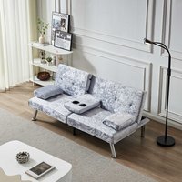 Westwood, WestWood Fabric Manhattan Sofa Bed Recliner - Velvet Grey Westwood, WestWood Fabric Manhattan Sofa Bed Recliner - Velvet Grey