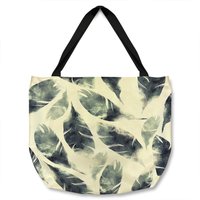 Feathers Fantastic Birds Tote bag - Yellow