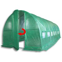 Pro Plus Poly Tunnel Green House 8 x 3 x 2m - Green