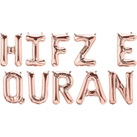 Hifz E Quran Foil Balloons - Pink
