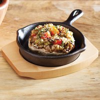 Artesa Cast Iron 11cm Mini Fry Pan with Board - Black