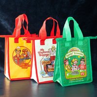 Eat Your Worries Lunch Bag by Steven Rhodes Insulated Recycled Plastic Tote - Yellow