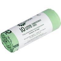 All-Green 10 Litre Compostable Food Waste Bin Liners - Green / 1