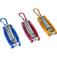 Autojack Folding Ball End Allen Hex Keys 3pc Multi Coloured Tool - Multi Coloured
