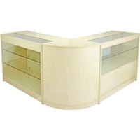 Solar Maple Shop Counter And Retail Display Set - Maple