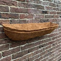 Coco Wall Trough Planter Liner (75cm) - Brown / 2