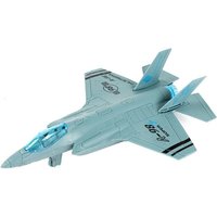 Fighting Military Jet for Kids Boys Pull Back Toy Army Jet - Light Blue