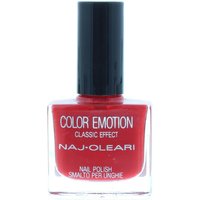 Naj Oleari Color Emotion Classic Effect Nail Polish 8ml - Red
