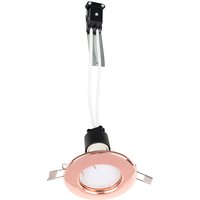 Downlight Fixed Ceiling Light Fitting 10 Pack - Copper