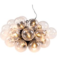 ValueLights, Pair Of Decorative IP44 Rated LED Festoon Clear Globe String Lights - Black ValueLights, Pair Of Decorative IP44 Rated LED Festoon Clear Globe String Lights - Black