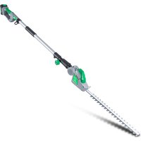 Gracious Gardens, Long Reach Cordless Electric Hedge Trimmer 18V - Green Gracious Gardens, Long Reach Cordless Electric Hedge Trimmer 18V - Green
