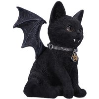 Vampuss Black Bat Cat Figurine - Black