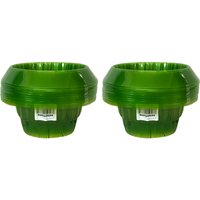 Plastic Slug and Snail Plant Protection Collars - Green / 24