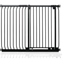 Extra Tall Elite Pressure Baby Gate - Matt Black / 116cm - 125cm