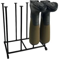Wellington Boot Stand Compact - Black / 4 Pair