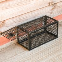 Set of 2 Metal Humane Mouse Traps - Black